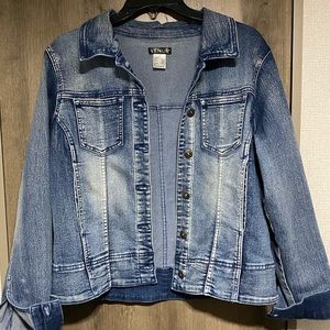 Gently used Venus denim jacket size large